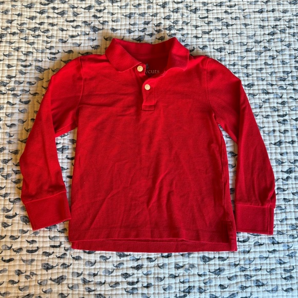 Crewcuts Long Sleeve Piqué Polo Shirt - Picture 2 of 5